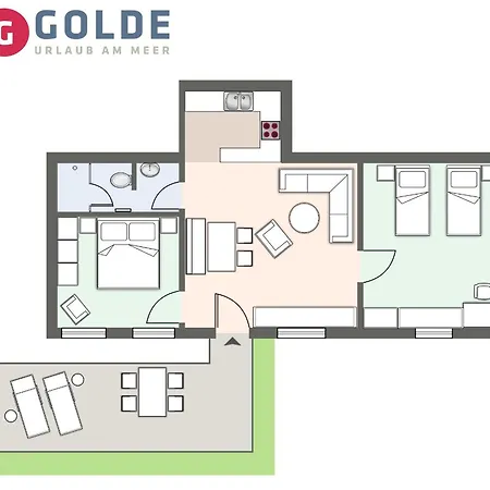 Apartament Alte Schule Poppenbuell Westerhever